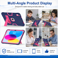 Étui antichoc robuste pour iPad A16 11e génération 2025 iPad 10e génération 10,9 2022 avec support pliable, coque de protection OEM ODM