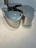 Modèle créatif de mode en acier inoxydable de haute qualité de luxe léger pour le salon et la table d'exposition de café pour la maison et le bureau