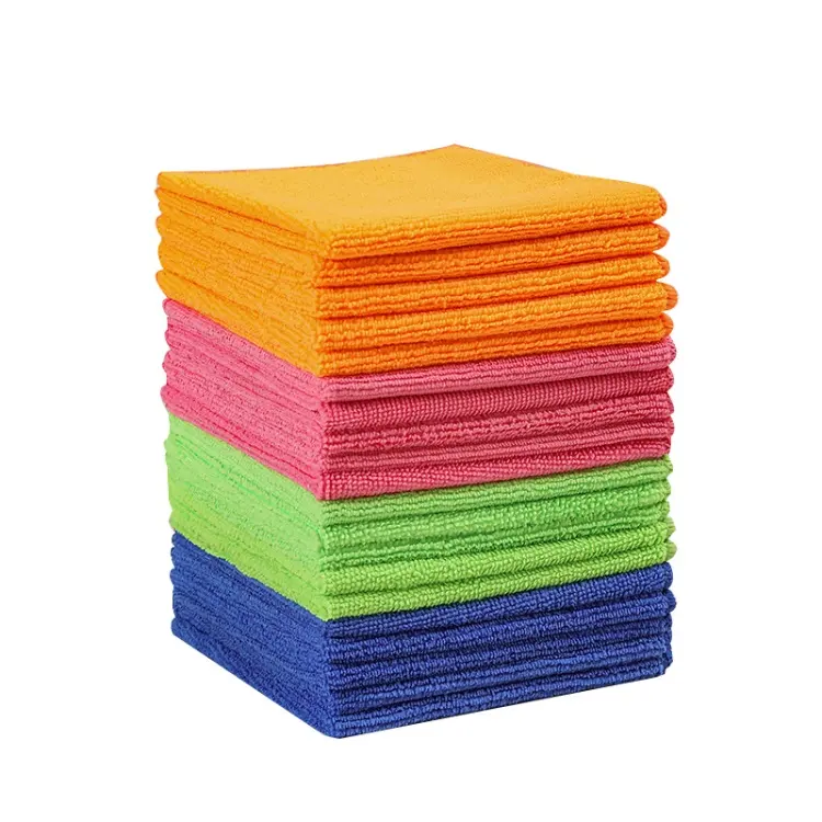 Household Cleaning Items Microfiber Car Towel Reusable Window Floor Kitchen Dish Rags Absorbent Microfiber Cleaning Cloth