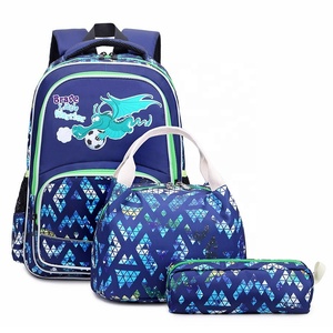 Conjunto de mochilas escolares para niños al por mayor con bolsa para el almuerzo, bolsa para bolígrafos, conjunto de mochila escolar de dibujos animados para estudiantes de primaria y adolescentes, mochila escolar - Product Image 2