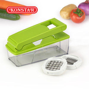 Factory Latest Stainless Steel Simple Green Handheld <b>Chopper</b> Salad Maker Kitchenware Helper <b>Vegetable</b> Cutter - Product Image 3