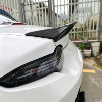 Aileron de coffre arrière en fibre de carbone véritable style bec de canard pour Mazda MX5 Miata ND5RC RF 2015-2025, accessoires de tuning automobile style LMS