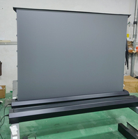 Écran de projection motorisé Black Diamond ALR 16:9 de 150 pouces, anti-lumière, électrique, pour projecteur longue portée 4K 8K