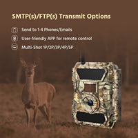 Cámara de Caza con Visión Nocturna 1080P, Solar, 4G, GPS, Tarjeta SD, CMOS, IP66 Impermeable, Conectividad por Aplicación para Seguridad en Granjas y Monitoreo de Animales