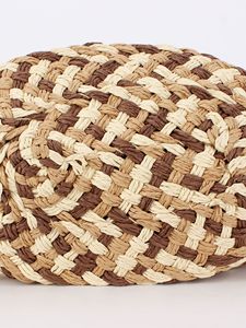 Nouveaux sacs en corde de papier grande capacité, tendance, décontractés, pour les vacances d'été, sacs à main et à bandoulière pour femmes, fermeture éclair, polyester, Tanjing - Product Image 4