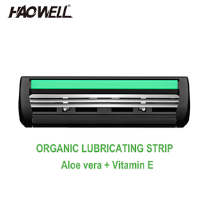HAOWELL P07302 Maquinilla de afeitar desechable de acero inoxidable, <span class=keywords><strong>afeitadora</strong></span> de triple hoja con tira de lubricante, gran oferta <span class=keywords><strong>AMAZON</strong></span> para hombre y mujer - Product Image 4