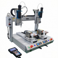 Distributeur de colle entièrement automatique électrique à double axe Y, haute précision, pour colle époxy, résine et colle à chaud/froid pour ordinateurs portables