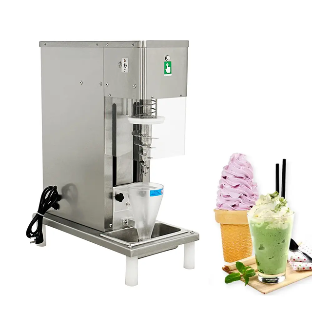 Automatic Make Ice Cream Maker Ice Cream Making Blending Machine