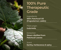 Huile de Patchouli Naturelle Huile Essentielle de Patchouli Massage Aromathérapie