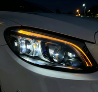Phares LED modifiés pour Mercedes-Benz Classe C W205 2015-2021 0 Phare LED DRL Clignotant Feux de route 12V