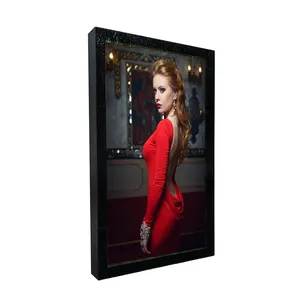 Dış mekan reklam ekranı LCD dijital tabela açık reklam oyuncu kalınlığı Ultra ince ve güzel şekli