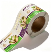 Personnalisation sur mesure, étiquettes alimentaires de haute qualité, rouleaux d'étiquettes personnalisées, rouleaux d'étiquettes pour l'emballage des fruits, étiquettes alimentaires