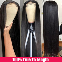 Peluca de Cabello Humano Natural sin Pegamento, Cabello Humano Indio Virgen, Pelucas con Frente de Encaje Transparente para Mujer, Pelucas con Frente de Encaje HD