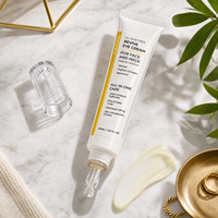 Crème Contour des Yeux Probiotique Revitalisante Tout-en-un avec Complexe de Peptides Rétinoliques et Bakuchiol – Contre les Cernes, les Poches et pour une Peau Ferme et Lisse