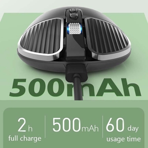 <span class=keywords><strong>Mouse</strong></span> óptico sem fio M203 2.4GHz 5 botões 1600DPI para computador notebook, <span class=keywords><strong>mouse</strong></span> silencioso para escritório e casa, estilo: 2.4G (cinza) - Product Image 5