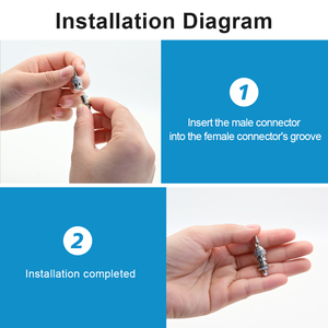RF đồng trục 50ohm <span class=keywords><strong>BNC</strong></span> thẳng Uốn nối nam và nữ 75 Ohms <span class=keywords><strong>BNC</strong></span> solderable nối cho Video Transmitter - Product Image 5
