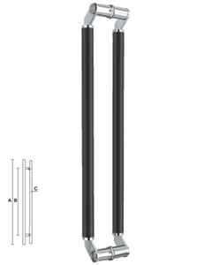 ידית משיכה לדחיפה 304 מרובע עגולה דלתות כניסה ארוכות מטפל - Product Image 3