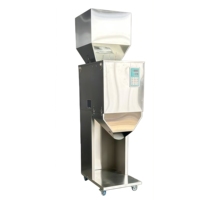 Machine de remplissage et de pesage automatique intelligente pour grains de café, riz, farine, épices, particules, granulés et poudres, 10-500g