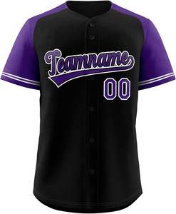 Camiseta de béisbol personalizada, camisetas de manga corta con botones, número de nombre impreso cosido personalizado para adultos y jóvenes - Product Image 6