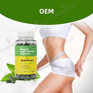 Private Label Veganistische Chlorofyl <span class=keywords><strong>Capsules</strong></span> Organische Kruidenlichaamsgeur Darm Huidgezondheidssupplementen Darmgezondheid Magische Chlorofyl Pillen - Product Image 3