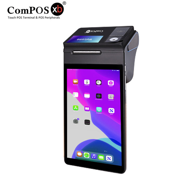 Handheld NFC GMS Android 14 POS Terminal 14.0 PDA Mini 8.0-inch LCD Bluetooth 3GB RAM Octa-core 2.3GHz CPU EMMC 5MP Camera