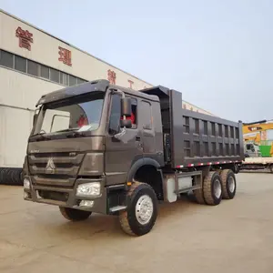 شاحنة Sino Howo رخيصة الثمن 6x4 8x4 شاحنة ب 12 عجلة 10 عجلات شاحنة نفايات مستعملة للبيع