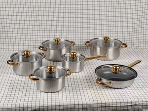 Súp & chứng khoán chậu thân thiện với môi lẩu với Divider cho cảm ứng nồi kép hai mặt súp đồ nấu nướng súp nồi 12 cái Bộ - Product Image 3