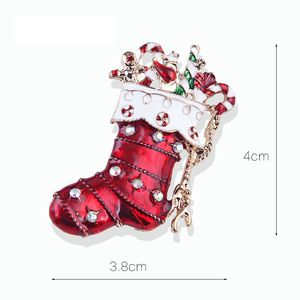 Nuevos <span class=keywords><strong>broches</strong></span> navideños de moda Estilo vintage Imprescindible <span class=keywords><strong>para</strong></span> regalo de fiesta de compromiso hecho de aleación - Product Image 3