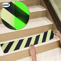 Autocollant phosphorescent GOEASY pour sols en marbre et escaliers, bande antidérapante pour escaliers en bois inclinés
