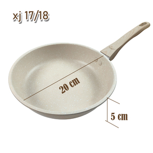 Poêle à frire antiadhésive en aluminium avec poignée en bakélite compatible cuisinière à <span class=keywords><strong>gaz</strong></span>, 20 cm, format compact, nettoyage facile - Product Image 4