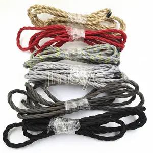 Red/black/grey color twisted cable electrical twisted wire