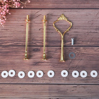 Ys Drielaagse Taartvorm Diy Harsplaat Siliconen Onderzetter Mal Fruittafel Opslag Decoratieve Ornamenten Beugel Gereedschap