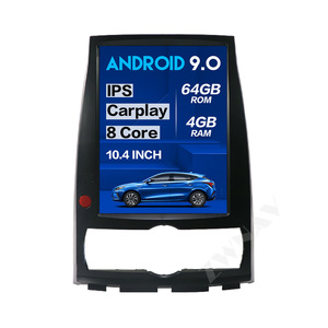 Tesla Phong Cách <span class=keywords><strong>Android</strong></span> 9.0 Màn Hình Cảm Ứng Xe Đa Phương Tiện Player Cho Hyundai Rohens Genesis Coupe Xe GPS Âm Thanh Đài Phát Thanh Stereo Đơn Vị Đứng Đầu - Product Image 1