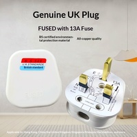 Prise standard britannique 13A 250V avec certification ASTA, adaptateur de prise électrique britannique à 3 broches BS1363, modèle d'exportation très vendu