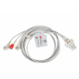 Hochwertige EKG-Elektroden Drähte Medizinisches Schnapp kabel Elektroden stift Zuleitungen Kabel