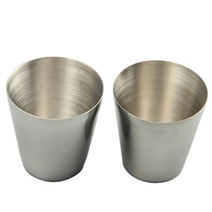 Stainless Steel Tumblers 36x24x42mm Simple Style Portable <b>Mini</b> Cups For Water And Beer - Product Image 4