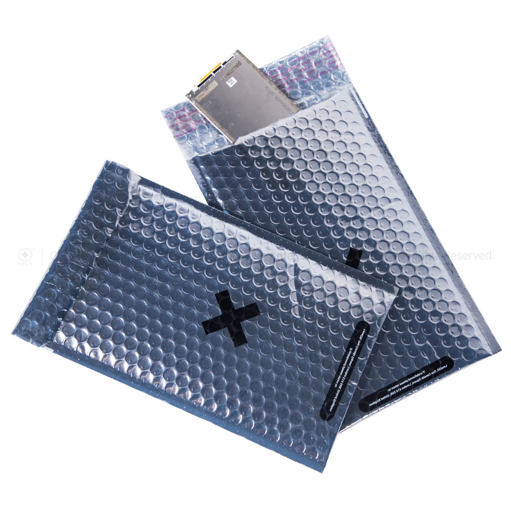 Antistatic Feature ESD Shielding Bubble Bags for Telecommunications Equipment Static Protection
