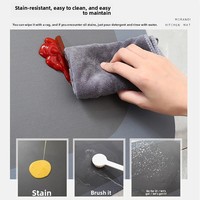 Neu Eingetroffene Eingangstürmatte Badezimmer Wasserabsorbierende Rutschfeste Bodenmatte Kieselgur Pflanzen Blumen Muster Modern