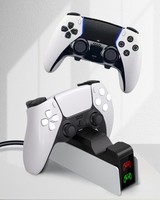 Chargeur pour manette PS5 avec adaptateur secteur à charge rapide, station de charge, support pour PlayStation 5, accessoires de station d'accueil