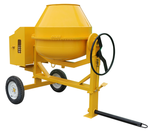 Pengaduk semen portabel, bensin 500L 350L 700L Drum beton dengan 4 roda untuk industri konstruksi - Product Image 4