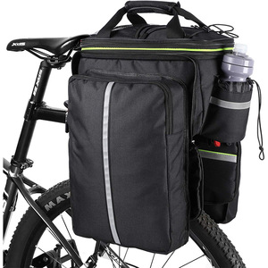 Sac de selle de grande capacité WEST BIKING, sacoche imperméable pour vélo, sac de voyage pour vélo, porte-bagages pour VTT, sacoche de vélo - Product Image 4