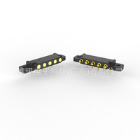 Conector Pogo de 5 Pines con Curvatura Personalizada, Paso de 2.54 mm, Terminal para Teclado de Computadora y Otras Aplicaciones de Conectores