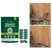 Pilules Répulsives Anti-Serpents à Base de Plantes, Ingrédients Sûrs, Effet Deterrent Olfactif, Répulsif Longue Durée Contre les Serpents, Adapté pour l'Intérieur et l'Extérieur - Ventes Flash