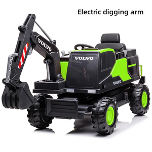 Berlisensi VOLVO penggali anak-anak naik mobil dengan elektronik 12V mobil listrik anak-anak truk pengendali jarak jauh untuk anak-anak - Product Image 6
