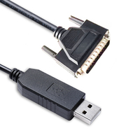 FTDI FT232RL USB a DB25 macho, 25 pines, CNC Fanuc rs232, cable de programación de control de serie CNC