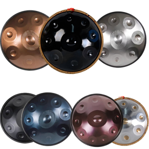 Tambour Handpan en acier inoxydable <span class=keywords><strong>de</strong></span> 22 pouces, 9 notes, avec étui et support - Product Image 3