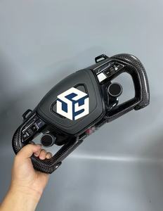 Volant de voiture en fibre de carbone pour <span class=keywords><strong>Audi</strong></span> R8 <span class=keywords><strong>TT</strong></span> Mk2 <span class=keywords><strong>Mk3</strong></span> B8 <span class=keywords><strong>RS</strong></span> TTS TTRs RS3 RS6 RS4 RS5 RS7 A3 D3 A4 A5 A6 C6 A7 A8 A1 Q3 Q5 Q7 - Product Image 2
