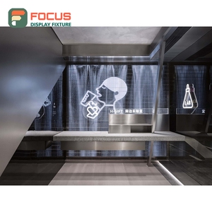 Vitrina Profesional para Café con Panel de Vidrio Templado, Área de Exhibición de Mercancía, Vitrina para Cafetería - Product Image 3