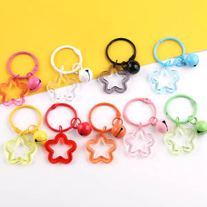 KC073 ดาวห้าแฉกโลหะหลากสีใส สำหรับงาน DIY ทำมือ ใช้เป็นห่วงหนังสือ พวงกุญแจ จี้ห้อย  อุปกรณ์ตกแต่ง - Product Image 6