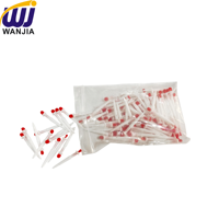 WANJIA Bouchon de conduit de lait de vache jetable Bouchon de mamelon Aiguille de traite Tétine Outil de soins de mammite Tétine de traite Bouchon de mamelon